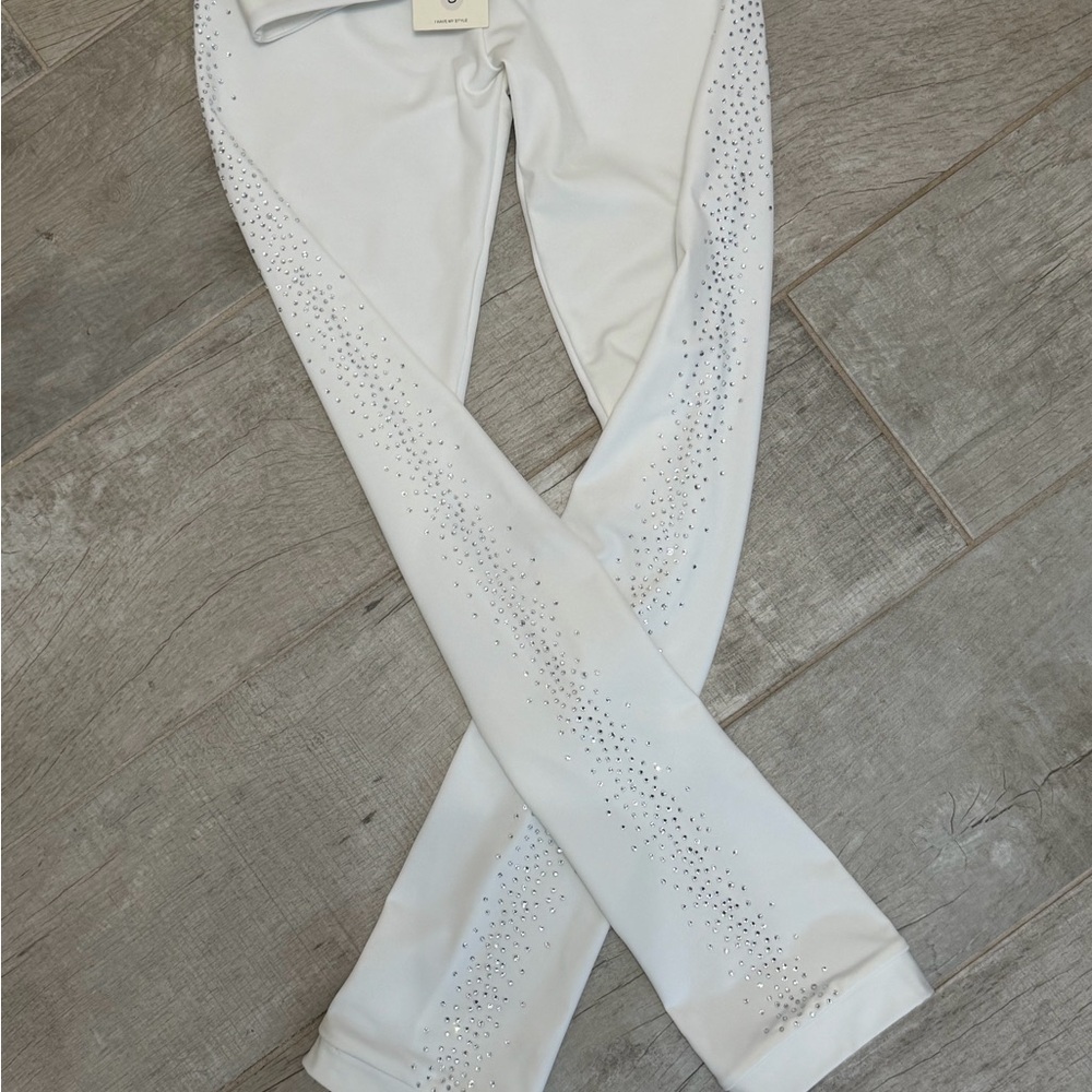 Elegant figure skating leggings NWT